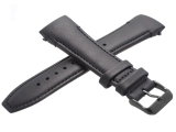 Detal czarnej klamry paska Tommy Hilfiger 679301750 czarny połysk.